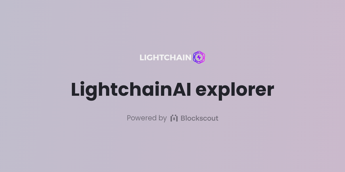 Lightchain Explorer